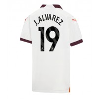 Dres Manchester City Julian Alvarez #19 Preč 2023-24 Krátky Rukáv